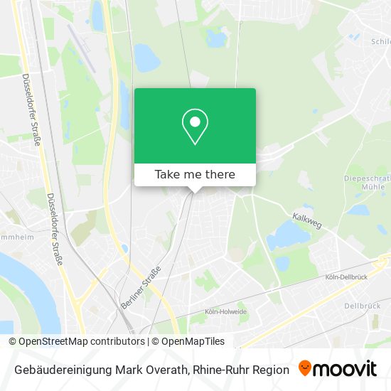 Gebäudereinigung Mark Overath map