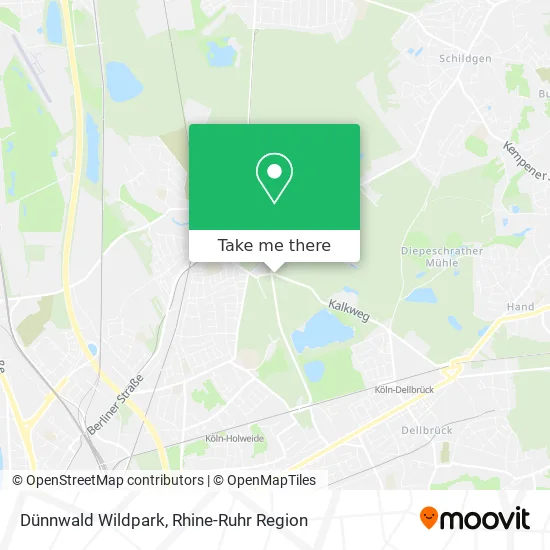 Карта Dünnwald Wildpark