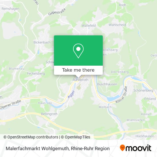 Malerfachmarkt Wohlgemuth map