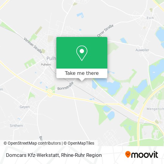 Domcars Kfz-Werkstatt map