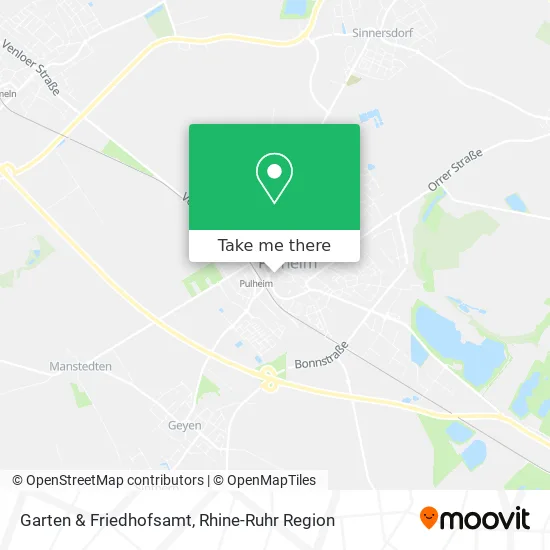 Карта Garten & Friedhofsamt