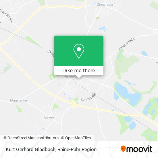 Kurt Gerhard Gladbach map
