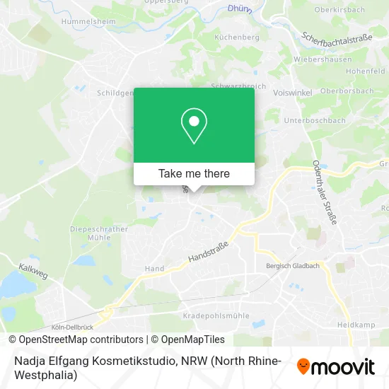 Карта Nadja Elfgang Kosmetikstudio
