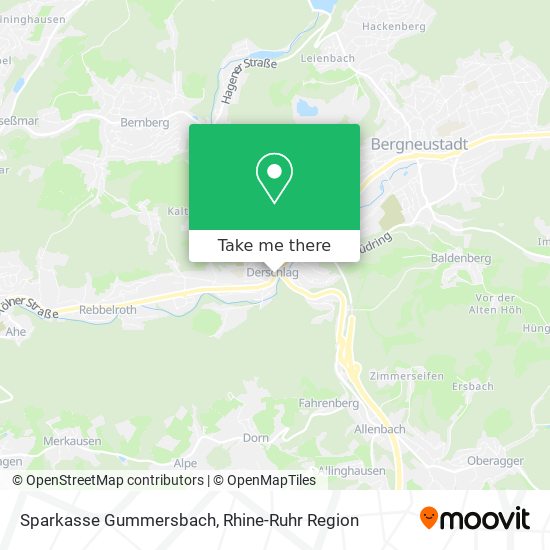 Sparkasse Gummersbach map