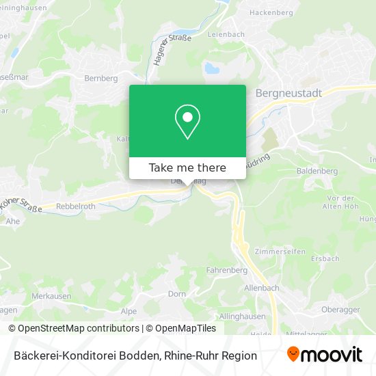Bäckerei-Konditorei Bodden map