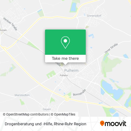 Drogenberatung und -Hilfe map