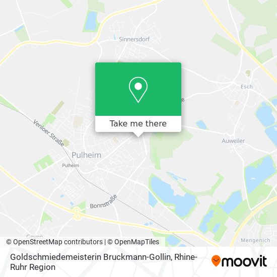 Goldschmiedemeisterin Bruckmann-Gollin map