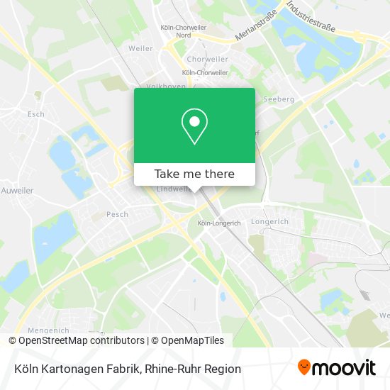 Köln Kartonagen Fabrik map