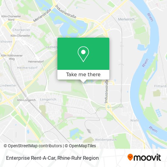 Enterprise Rent-A-Car map