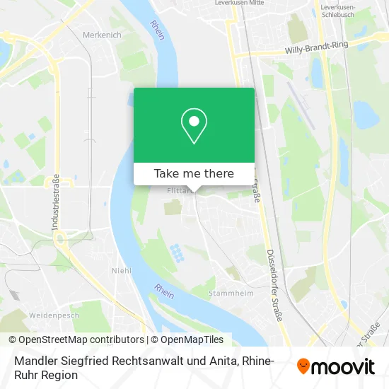 Карта Mandler Siegfried Rechtsanwalt und Anita