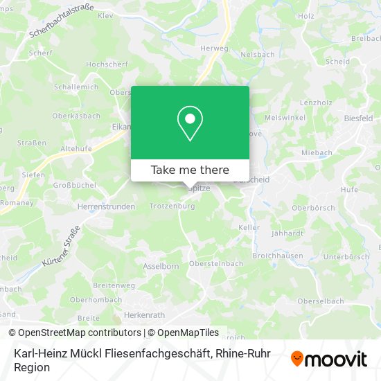 Karl-Heinz Mückl Fliesenfachgeschäft map