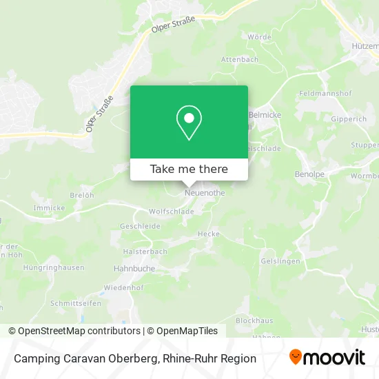 Карта Camping Caravan Oberberg