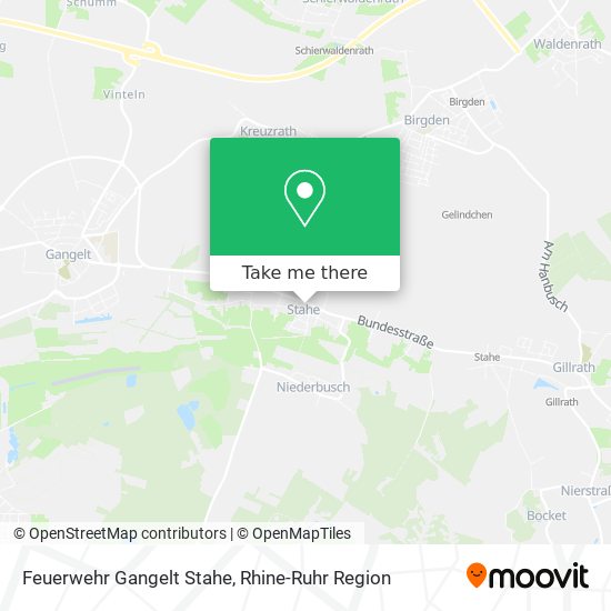 Feuerwehr Gangelt Stahe map