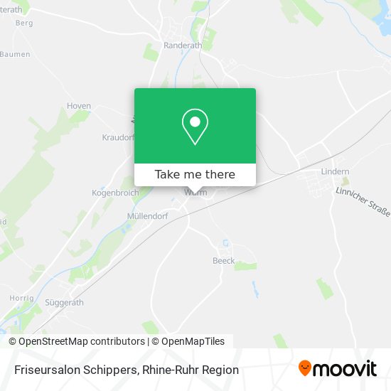 Friseursalon Schippers map
