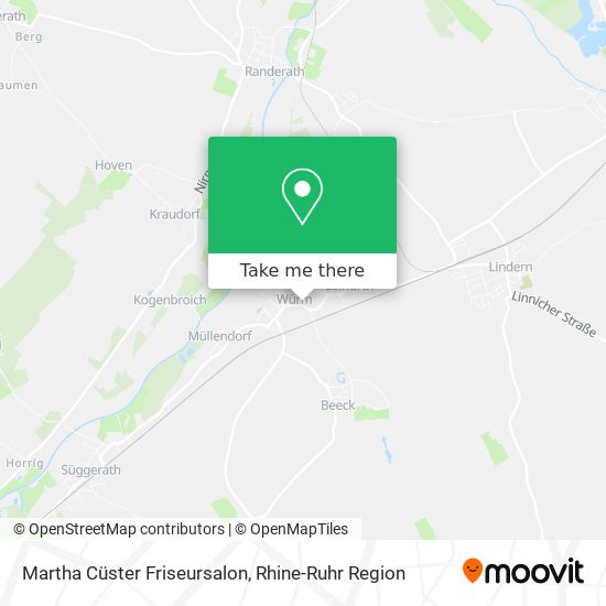Martha Cüster Friseursalon map