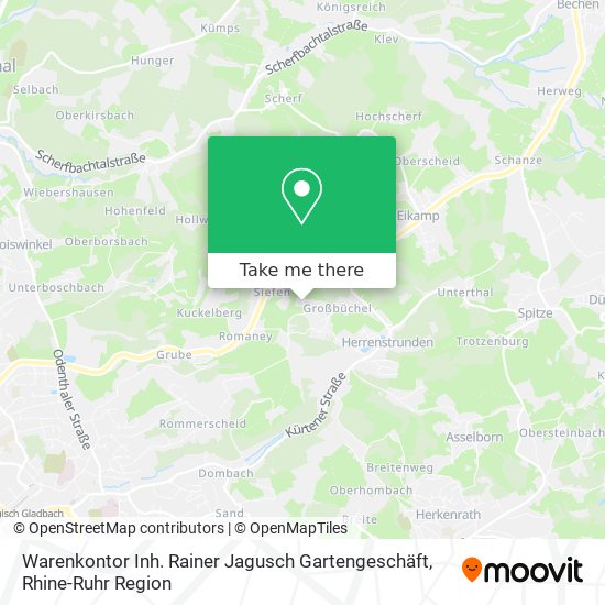 Warenkontor Inh. Rainer Jagusch Gartengeschäft map