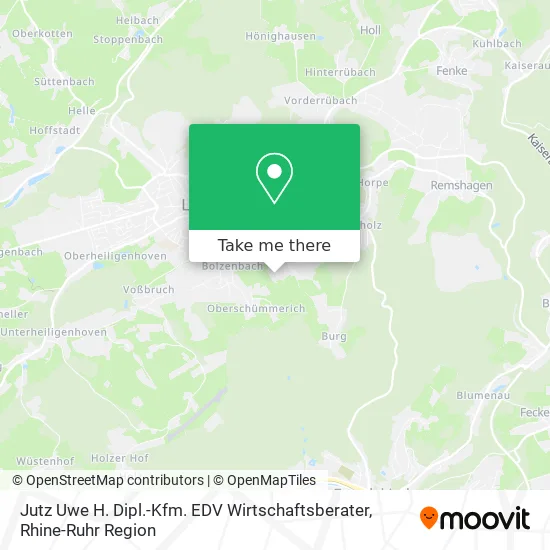Карта Jutz Uwe H. Dipl.-Kfm. EDV Wirtschaftsberater