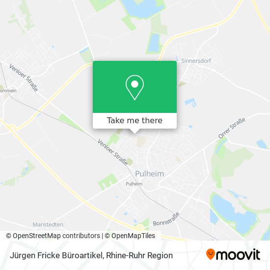 Jürgen Fricke Büroartikel map