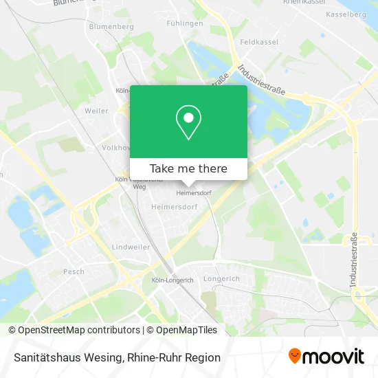 Карта Sanitätshaus Wesing