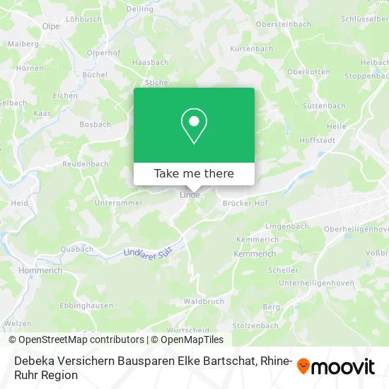 Карта Debeka Versichern Bausparen Elke Bartschat