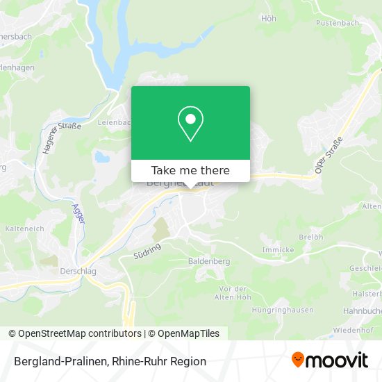Bergland-Pralinen map
