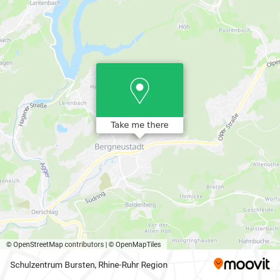 Карта Schulzentrum Bursten