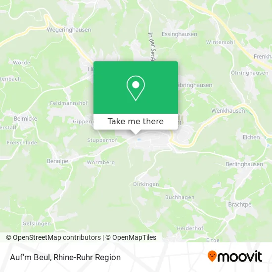Карта Auf'm Beul