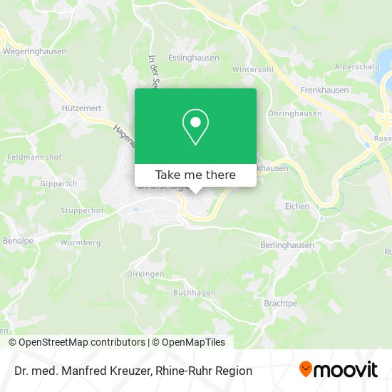 Dr. med. Manfred Kreuzer map
