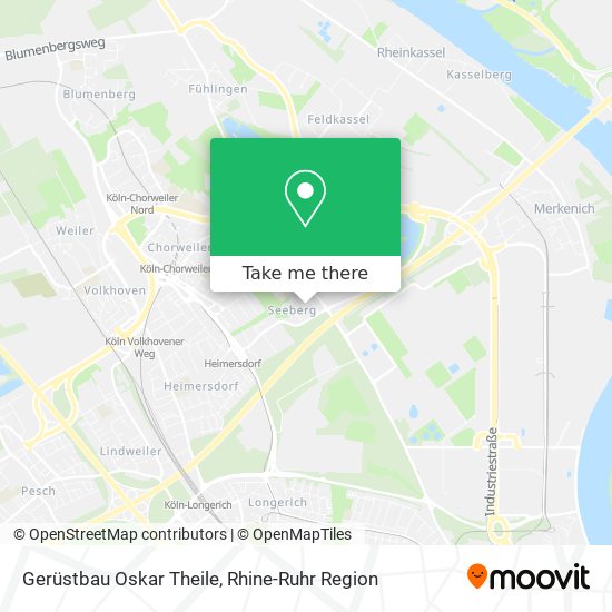 Gerüstbau Oskar Theile map