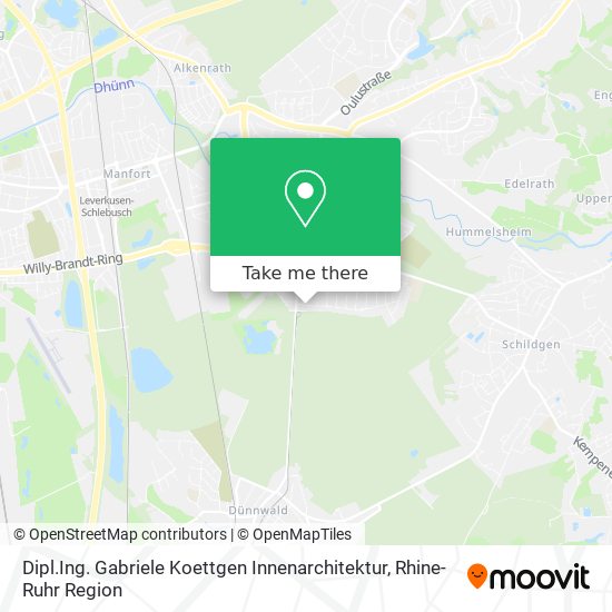 Dipl.Ing. Gabriele Koettgen Innenarchitektur map
