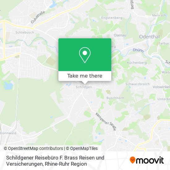 Schildgener Reisebüro F. Brass Reisen und Versicherungen map