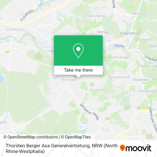Карта Thorsten Berger Axa Generalvertretung