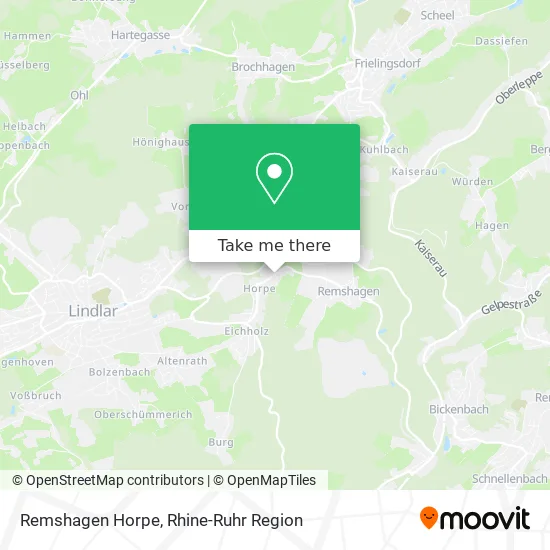 Карта Remshagen Horpe