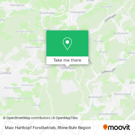Карта Maic Hartkopf Forstbetrieb
