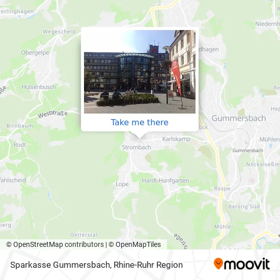 Карта Sparkasse Gummersbach