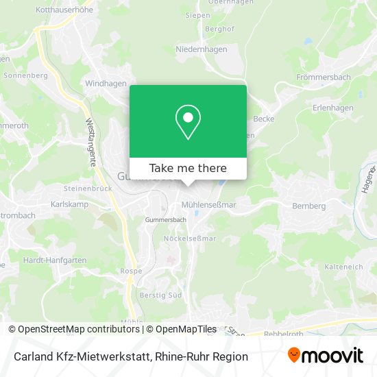 Carland Kfz-Mietwerkstatt map