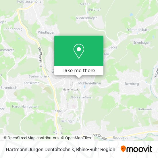 Hartmann Jürgen Dentaltechnik map