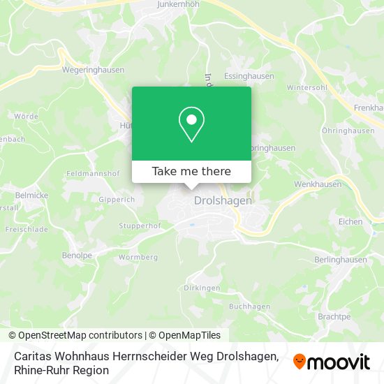 Caritas Wohnhaus Herrnscheider Weg Drolshagen map