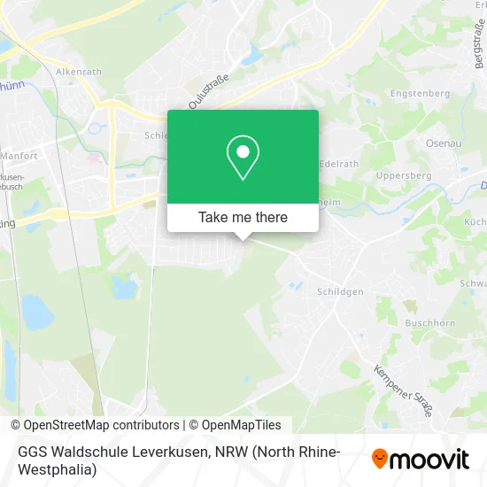 GGS Waldschule Leverkusen map