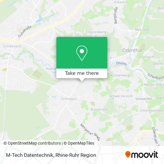 M-Tech Datentechnik map