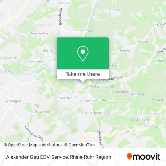 Alexander Gau EDV-Service map