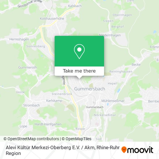 Alevi Kültür Merkezi-Oberberg E.V. / Akm map