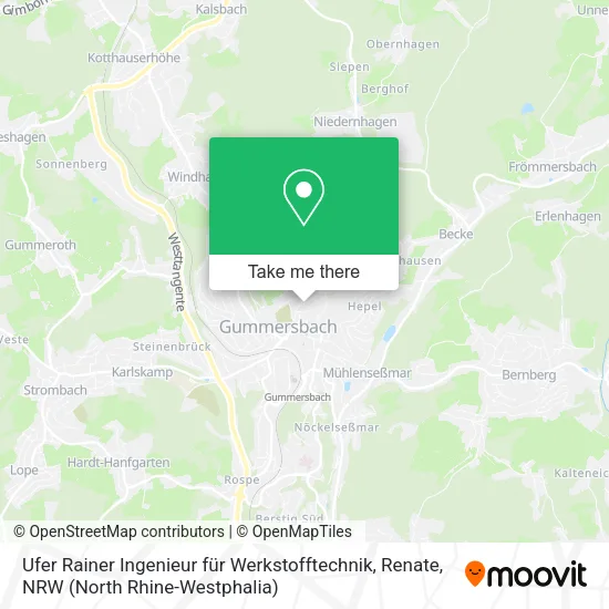 Карта Ufer Rainer Ingenieur für Werkstofftechnik, Renate