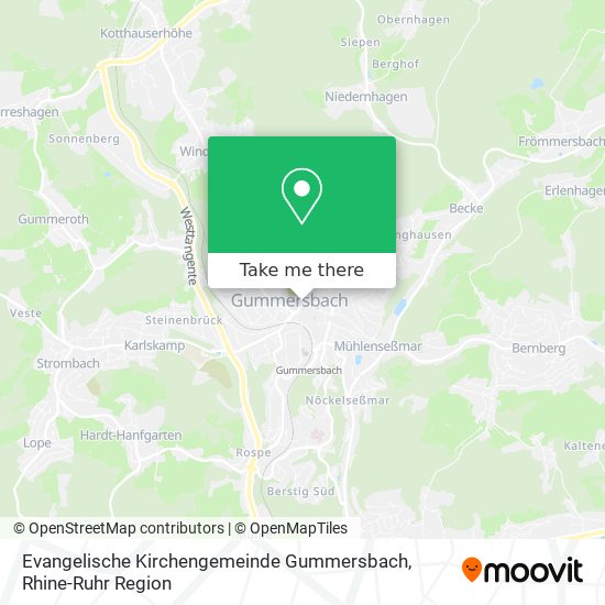 Evangelische Kirchengemeinde Gummersbach map