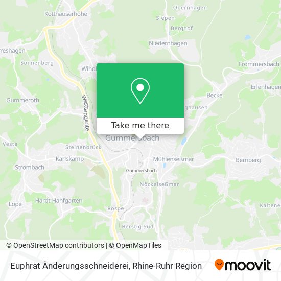 Euphrat Änderungsschneiderei map