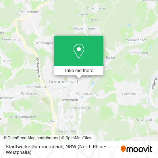 Stadtwerke Gummersbach map