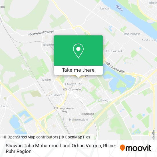 Shawan Taha Mohammed und Orhan Vurgun map