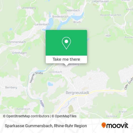 Sparkasse Gummersbach map