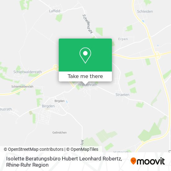 Isolette Beratungsbüro Hubert Leonhard Robertz map