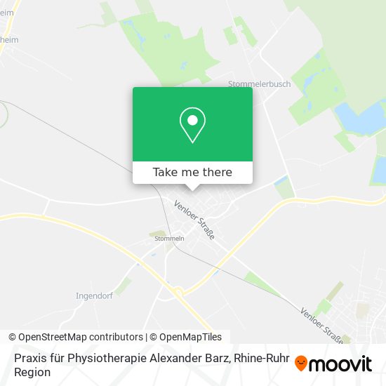 Praxis für Physiotherapie Alexander Barz map